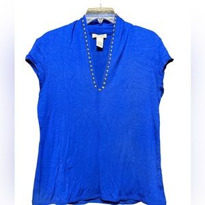 Carmen royal blue top. Great condition, size L